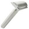 Standard Razors Aluminum Double Edge Safety Razor - Raw Silver | Three Piece Double Edge Safety Razor view 2