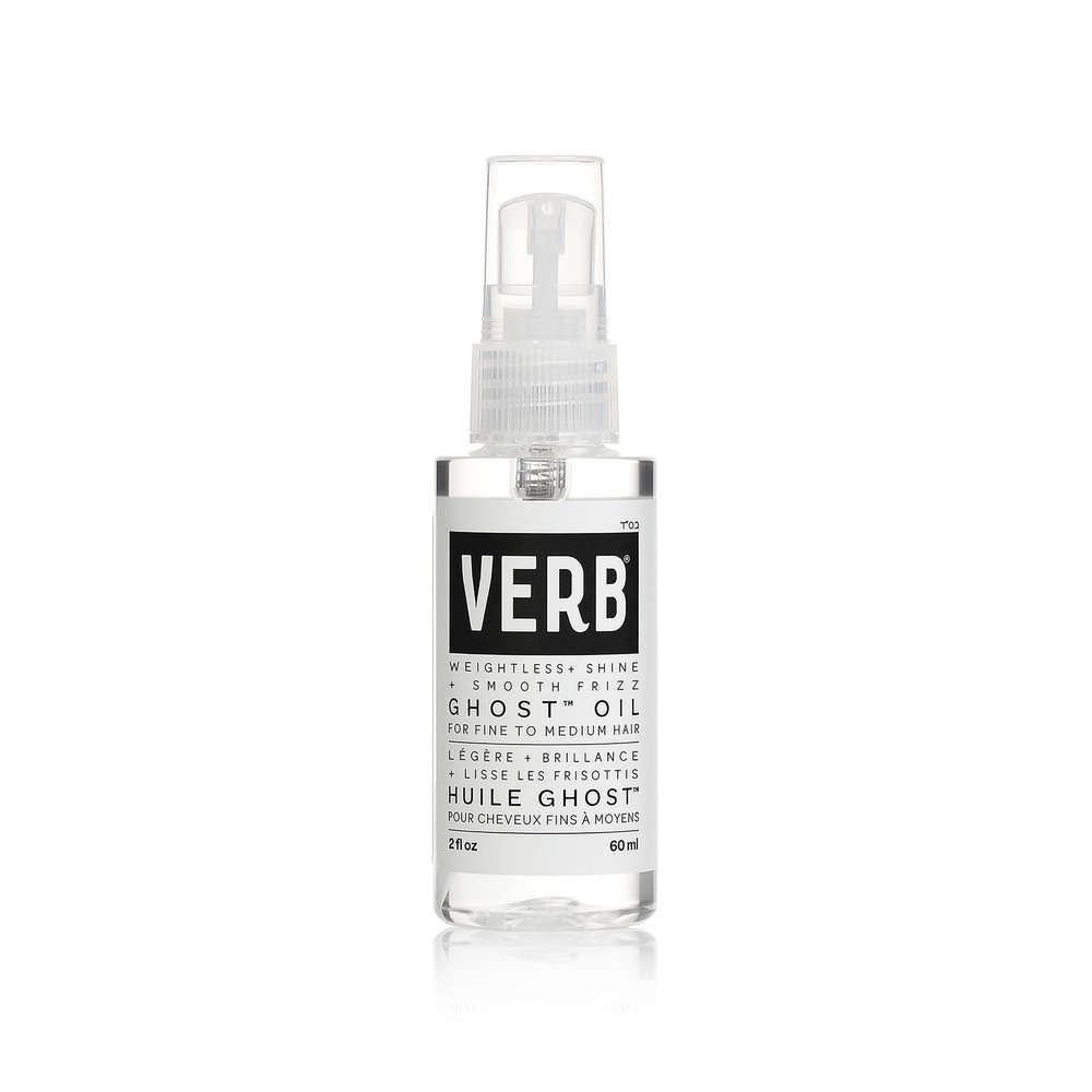 VERB Ghost Oil, 2 fl oz- Weightless Hair Oil for Fine to Medium Hair  Smooths Frizz, Adds Shine  No Parabens, Gluten or Harmful Sulfates