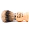 Parker Silvertip Badger Shaving Brush-Faux Ivory Resin Handle & Stand | 22mm Soft Knot for Rich Lather | Handcrafted Grooming Tool for Shave Soaps or Creams | Luxury Wet Shaving Brush | Iconic Brand view 3