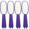 4 Pack Foot File for Callus Trimming and Callus Removal Double Sided- Purple - Made in USA - Strong and Long Lasting view 1