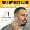 The Cut Buddy Original Shaping Tool, Clear Beard and Hairline Template with Bonus Tracer Pencil, As Seen on Shark Tank view 2