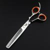 5.5 inch pink stripes Hairdressing Scissors Cutting Shear Thinning Shear Set Boxes & Razors view 4
