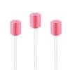 Wellgler's Oral Care Swabs - Disposable Mouth Cleaning Spong swabs (250count, Pink) view 1