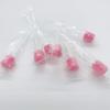 Wellgler's Oral Care Swabs - Disposable Mouth Cleaning Spong swabs (250count, Pink) view 2