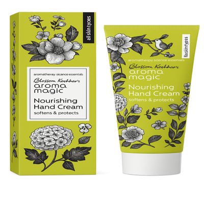 Aroma Magic Nourishing Hand Cream | Softens & Moisturizes Dry Hands | For Cuticle & Nail Care | Lightweight Non-Greasy Formula | Suitable for All Skin Types | 1.76 Oz (50g)