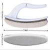 2 Pcs Premium Upgrade Chamois Nail Buffer for Nail Wax Cream, beUakso Nail Buffer Chamois view 2