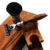 Premium Wooden Shaving Set for Men featuring Triple Edge Cartridge Razor & Pure Black Badger Brush with Stand & Box (View amazon detail page) view 3