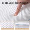 Non Slip Bath Pillow, Luxury Spa Bathtub Head & Neck Rest Support, Permeable Quick Drying Air Mesh Tub Pillow with 4 Large Suction Cups, Fits Any Tubs, Soft and Relaxing view 4