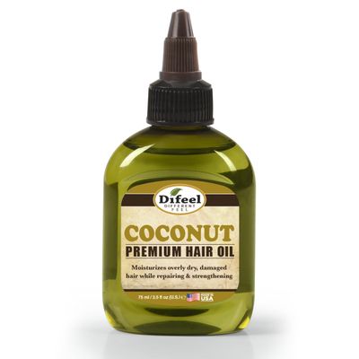 Difeel Premium Deep Conditioning Coconut Hair Oil 2.5 ounce