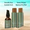Agave Smoothing Haircare Trio with Shampoo, Conditioner & Healing Oil Treatment Hydrating & Frizz Control 3 fl oz/2 fl oz view 4