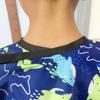 AKOAK Children Cartoon Dolphin Patterned Hair Cut Cap Waterproof Hairdresser Dressing Salon Gown Apron Cloak Cloth for Salon view 4