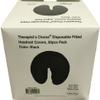 Therapist's Choice Disposable Fitted Face Rest Covers, Color Black (50 pcs per box) view 1