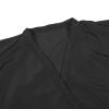 1pc Black Salon Client Gown Robes Cape Hair Cutting Smock Cape for Clients Kimono Style view 4