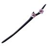 Wooden Hair Stick for Women Girl 7.08" Black Ebony Carved Hair Pins for Long Hair Handmand Hair Accessories for Buns (Model C) view 1