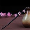 Wooden Hair Stick for Women Girl 7.08" Black Ebony Carved Hair Pins for Long Hair Handmand Hair Accessories for Buns (Model C) view 2