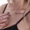 10 x Believe in yourself & Don't lose hope - Lettering onetime Tattoo in black (10) view 4