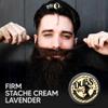 Dubs Was Here Mustache Wax Strong Hold | Competition Style Firm Stache Wax | Non-Greasy Grooming Gift for Men | Natural Lavender Scent Scent | 1 oz Tin | Made in USA view 2