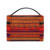 African Art Tribal Print Travel Makeup Toiletry Organizer Case Cosmetic Bag view 1