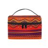 African Art Tribal Print Travel Makeup Toiletry Organizer Case Cosmetic Bag view 2
