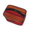African Art Tribal Print Travel Makeup Toiletry Organizer Case Cosmetic Bag view 4