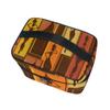 African Art Tribal Print Travel Makeup Toiletry Organizer Case Cosmetic Bag view 4