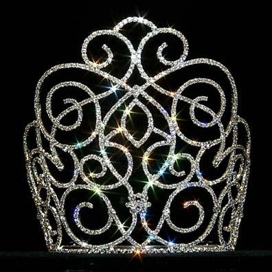 #12556 Victorian Class Tiara - 7"