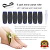 8 Pack Extra Coarse Replacement Rollers for Amope Pedi Refills Electronic Perfect Foot File Pedi Hard Skin Remover Refills Include 1 Nail Brush 1 Clean Brush view 4