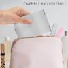 G2PLUS Portable Folding Vanity Mirror, Ultra-Slim Aluminum Shell Travel Mirror, 4x3 Inch Small Mirror for Travel, Bathroom, Makeup, Beauty, Grooming view 4