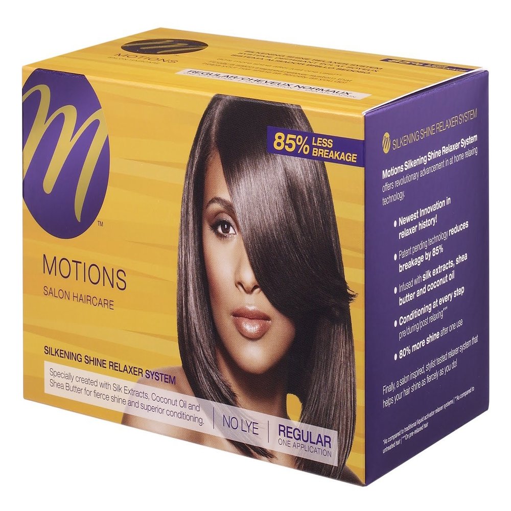 Motions at Home Silkening Shine Relaxer No lye Kit Regular