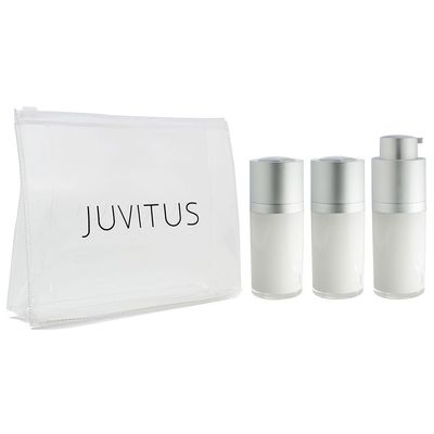 (3 Pack) 15 ml / 0.5 oz Airless Twist Top Pump Bottles
