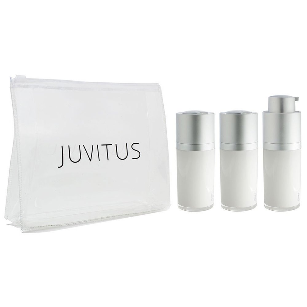 (3 Pack) 15 ml / 0.5 oz Airless Twist Top Pump Bottles