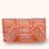 Peach Scent Mink Oil Soap Bars - Scent Mens and Womens Daily Cleanser With Moisturizing Vitamin E - Soft Facial and Body Wash - Also Great Non-Drying Shaving Soap For Everyone! - Bulk 12 Pack view 1