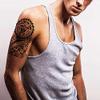 Large Black Temporary Tattoos, Big Tribal Totem Tattoo Sticker for Men Women Body Art Makeup, Fake Tattoo Waterproof Removable, 6-Sheet view 4