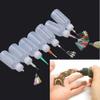 2Pcs Jagua Henna Temporary Tattoo Kit Applicator Bottles with 16 Tips Needles for Henna Tattoo Cone Tattoo Bottle Kits - Qty 2 & 16 Tips view 2