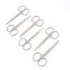 OdontoMed2011 Set Of 6 Pieces 3.5" Scissors - Straight Mustache + Nose Hair W/safety ODM view 1