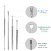 10pcs Pimple Popper Blackhead Remover Tool +Ear Wax Removal +Cuticle Pusher Stainless Steel Comedone Zit Blemish Acne Kit with Brush & Leather Bag view 2