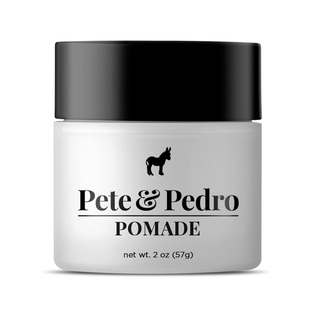 Pete & Pedro HAIR POMADE - Hairstyling Classic Pomade for Men | Medium Hold and High Shine With A Ton Of Control, Helps Slick Back Hair | As Seen on Shark Tank 2 oz.