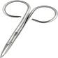 Rubis Stainless Steel Slanted Tweezers with Scissor Handles for Precise Eyebrows and Hair Removal, 1K603, Silver,Rubis Switzerland Swiss Made World Renowned Precision view 1