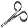 Rubis Stainless Steel Slanted Tweezers with Scissor Handles for Precise Eyebrows and Hair Removal, 1K603, Silver,Rubis Switzerland Swiss Made World Renowned Precision view 2