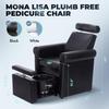 Buy-Rite Salon & Spa Equipment Mona Lisa Plumb Free Pedicure Chair - No Plumbing, Adjustable, Portable, Removable, Black, CHM-2320-5H-BLACK view 3