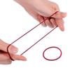 100 Pieces Hair Elastics Hair Ties Ponytail Holders Hair Bands (5 x 0.3 cm, Bright Color) view 3