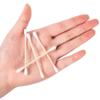 300ct Cotton Swabs with Strong Bamboo Sticks by Xumzee: 100% Pure Natural Cotton,Biodegradable, Chemical Free Cotton Buds view 2