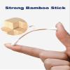 300ct Cotton Swabs with Strong Bamboo Sticks by Xumzee: 100% Pure Natural Cotton,Biodegradable, Chemical Free Cotton Buds view 3