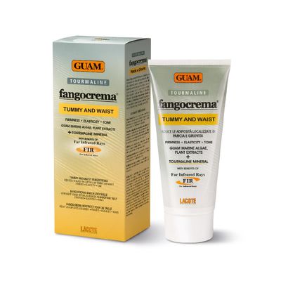 Guam Anti-Cellulite Cream for Belly  Hot Skin Tightening Stomach Cream with Black Tourmaline  Natural Cellulite & Tummy Firming Treatment (150 ML)