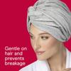 Conair Cotton Hair Towel Wrap & Twist for Women, Fast Drying Ultra-Absorbent Hair Plop for All Types and Lengths, Turban-Style Cotton Towel Helps Maintain Natural Curl Style, Gray view 4