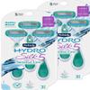 Schick Hydro Silk Disposable Razors for Women, 3 Count (Pack of 2) view 1