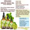 Botanical Beauty Organic GRAPE SEED OIL 100% Pure Natural VIRGIN UNREFINED Cold-Pressed Carrier Oil for Face, Skin, Body, Hair, Lip, Nails, Massage. Rich in Vitamin E (2 Fl Oz) view 4