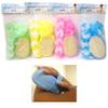 3pc Set Bath Shower Sponge Set Loofah Back Strap Exfoliating Body Brush Scrubber view 1