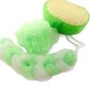 3pc Set Bath Shower Sponge Set Loofah Back Strap Exfoliating Body Brush Scrubber view 3