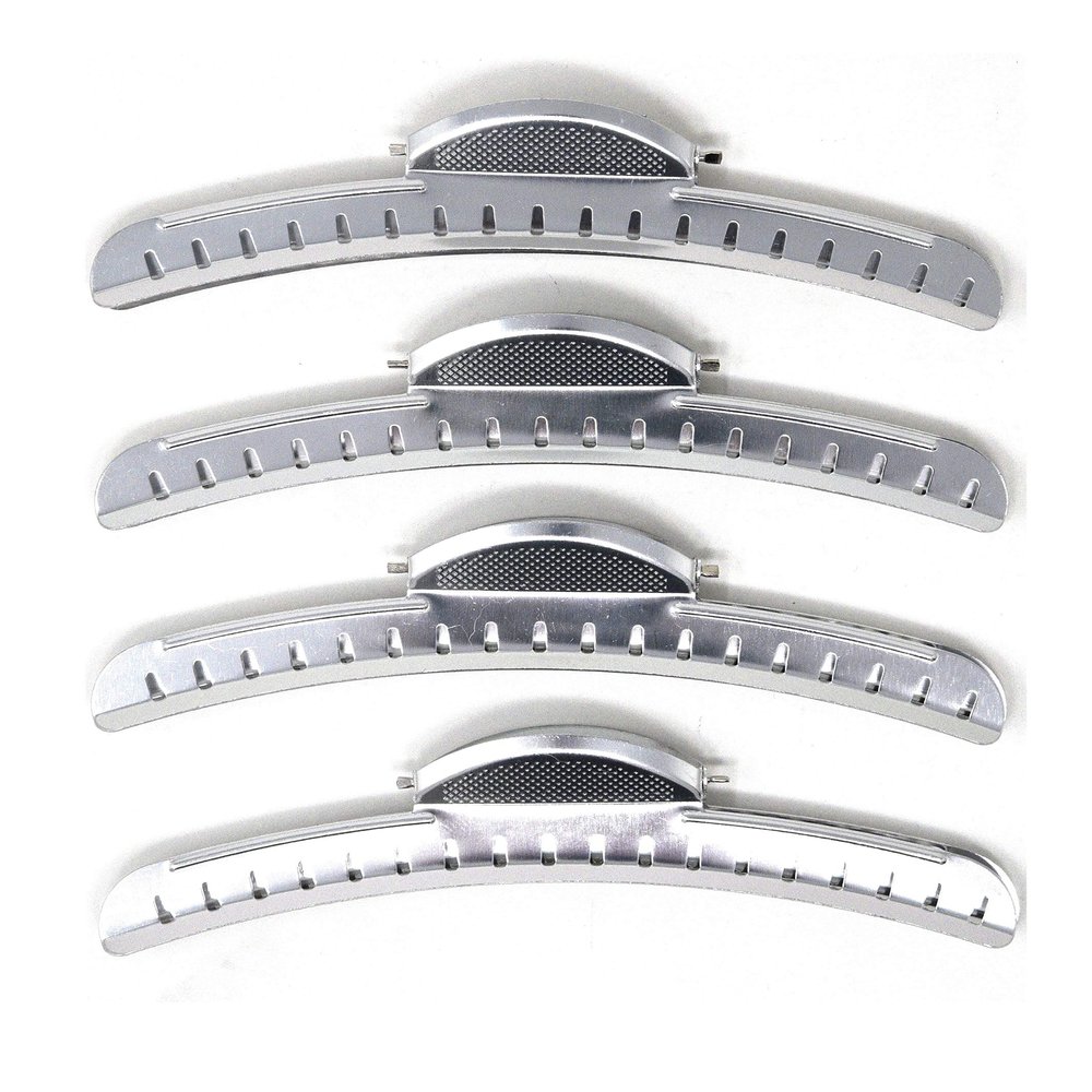 5" Metal Wave Clamps * Aluminum Hair Wave Clip (4 clips)